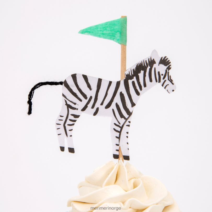 MERI MERI safari animals cupcake-sett (x 24 toppers) 04TF4735 temaer og anledninger