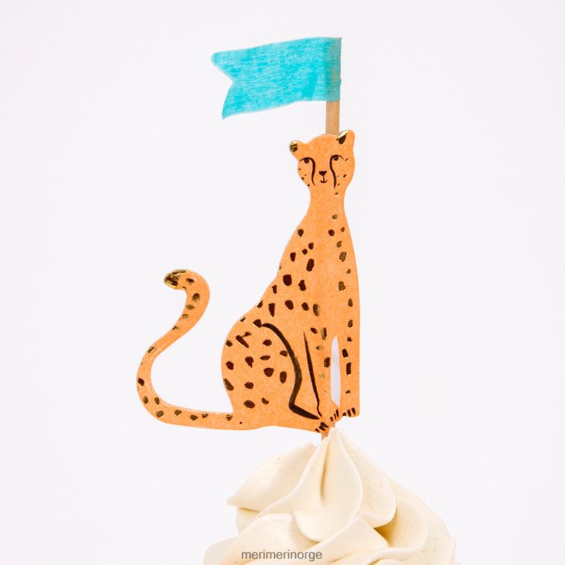 MERI MERI safari animals cupcake-sett (x 24 toppers) 04TF4735 temaer og anledninger