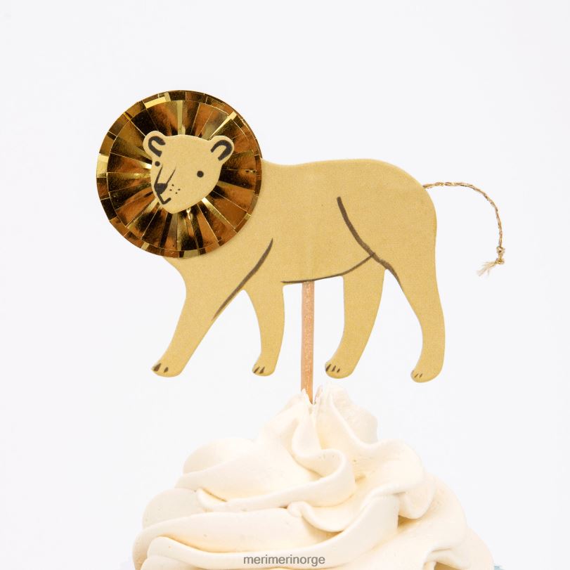 MERI MERI safari animals cupcake-sett (x 24 toppers) 04TF4735 temaer og anledninger