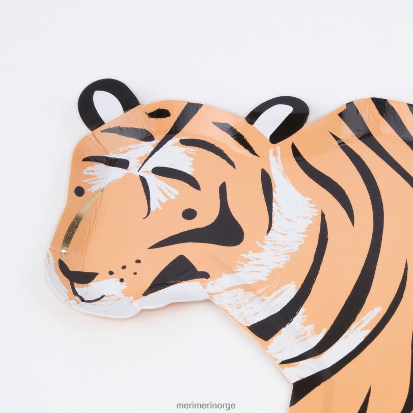 MERI MERI tigerplater (x 8) 04TF4739 temaer og anledninger
