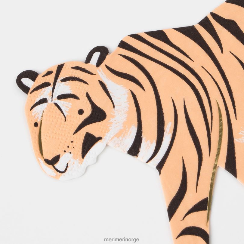 MERI MERI tigerservietter (x 16) 04TF4743 temaer og anledninger