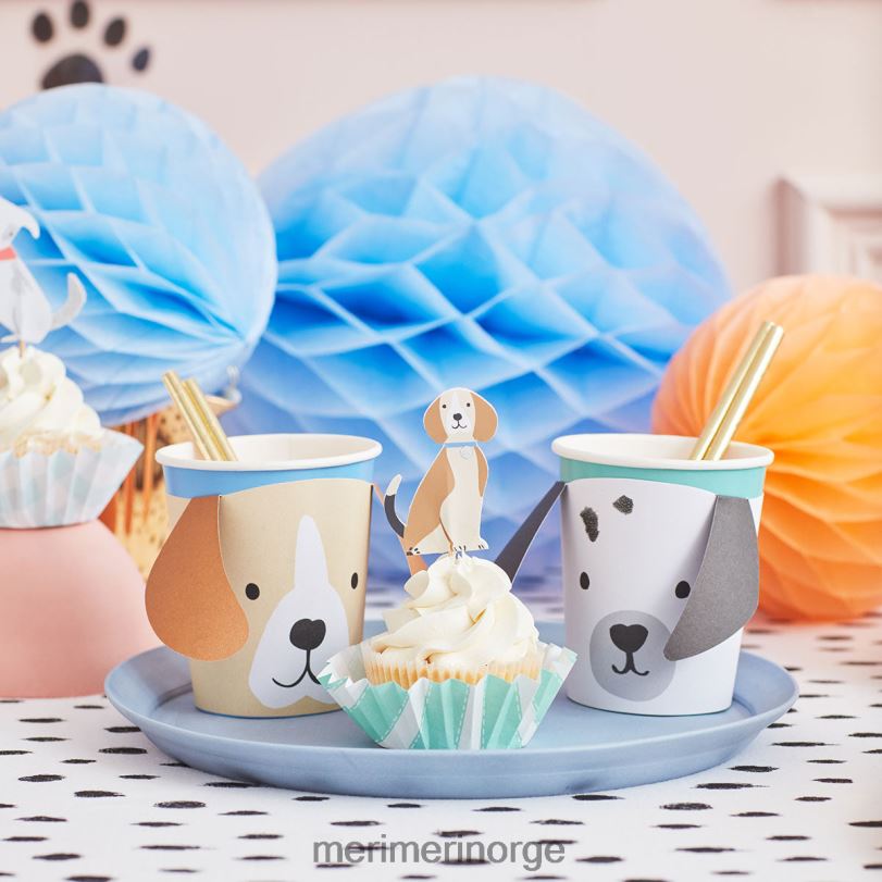 MERI MERI valpecupcakesett (x 24 toppers) 04TF4655 temaer og anledninger