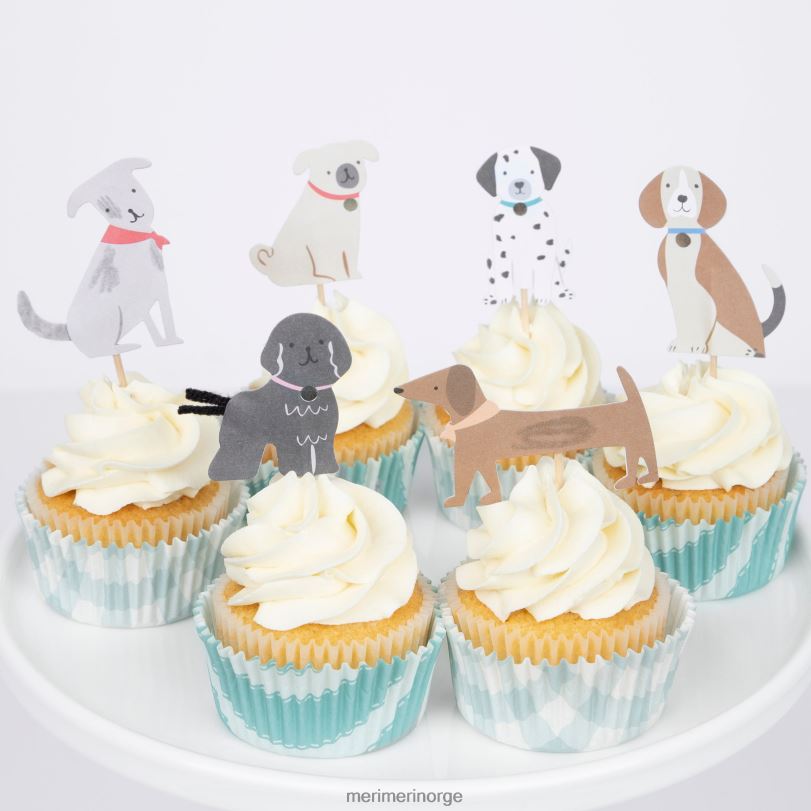 MERI MERI valpecupcakesett (x 24 toppers) 04TF4655 temaer og anledninger